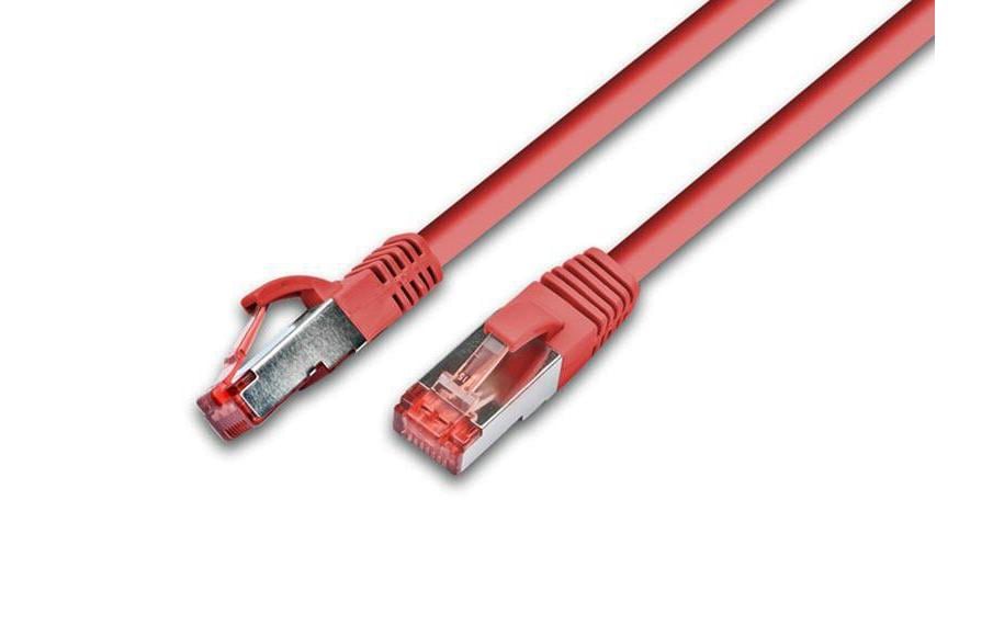 Wirewin - Patch-Kabel - RJ-45 (M) zu RJ-45 (M) - 7.5 m - CAT 6a - Rot