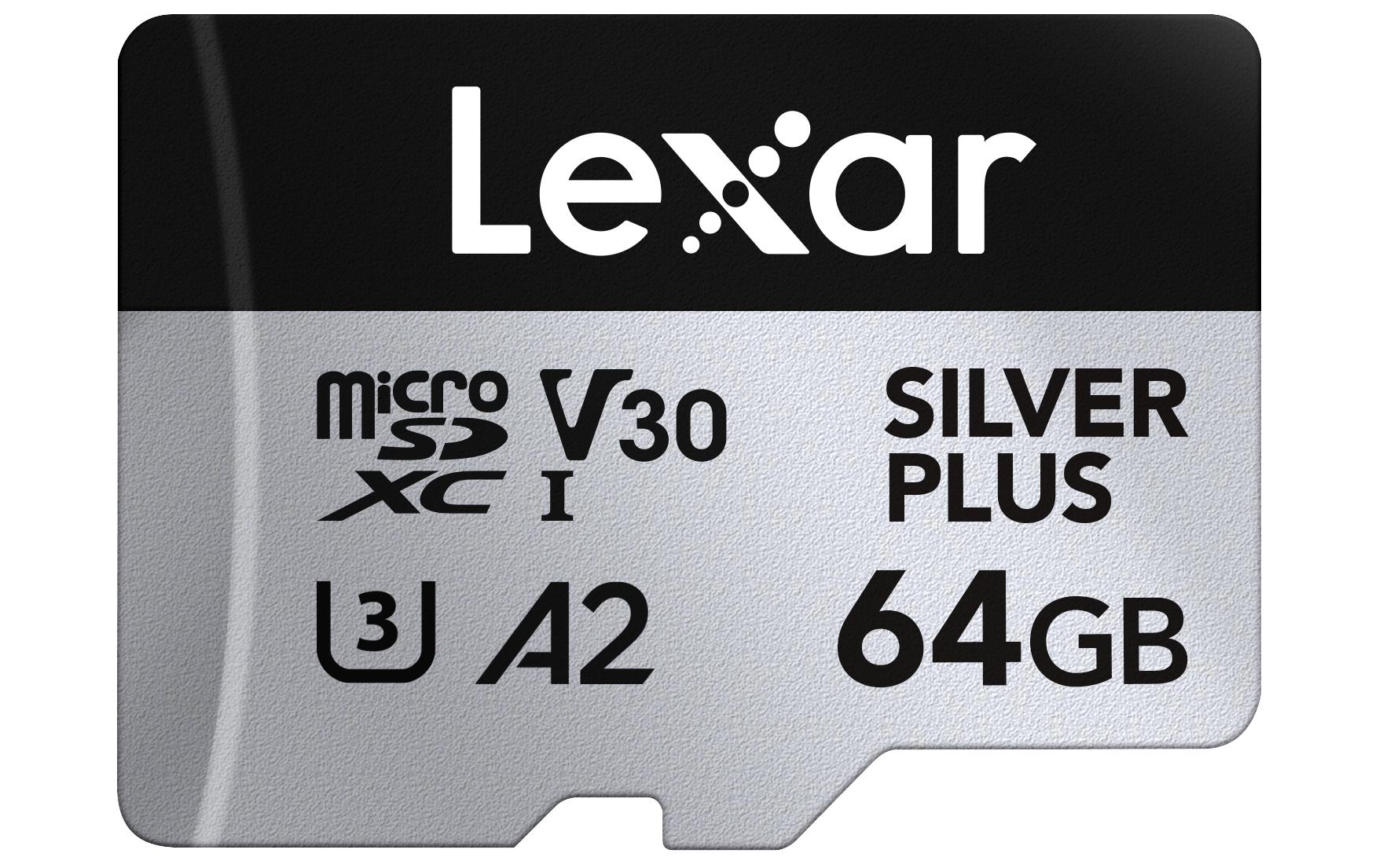 Lexar Professional mSDXC SilverP UHS-I 64GB