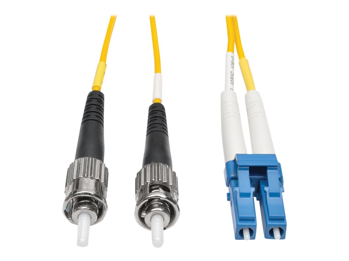 Eaton Tripp Lite Series Duplex Singlemode 9/125 Fiber Plenum Rated Patch Cable (LC/ST), 5M (16 ft.) - Patch-Kabel - LC Single-Mo