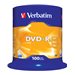 Verbatim - 100 x DVD-R - 4.7 GB 16x - mattsilber - Spindel