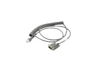 Zebra - Kabel seriell - DB-9 (W) zu RJ-45 (10-polig) (M) - 5 V - 2.74 m - gewickelt