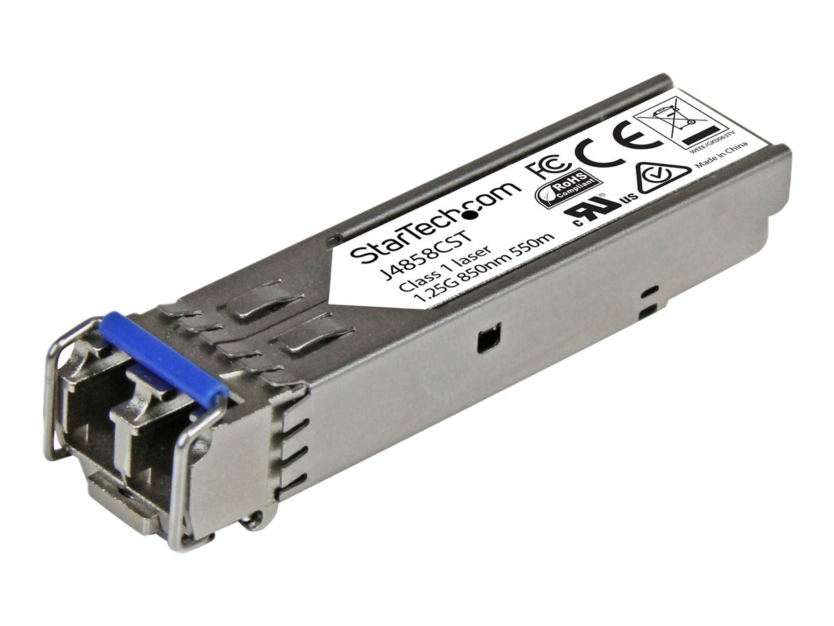 StarTech.com Gigabit LWL SFP Transceiver Modul - HP J4858C kompatibel - MM LC mit DDM - 550m - 1000Base-SX - SFP (Mini-GBIC)-Tra