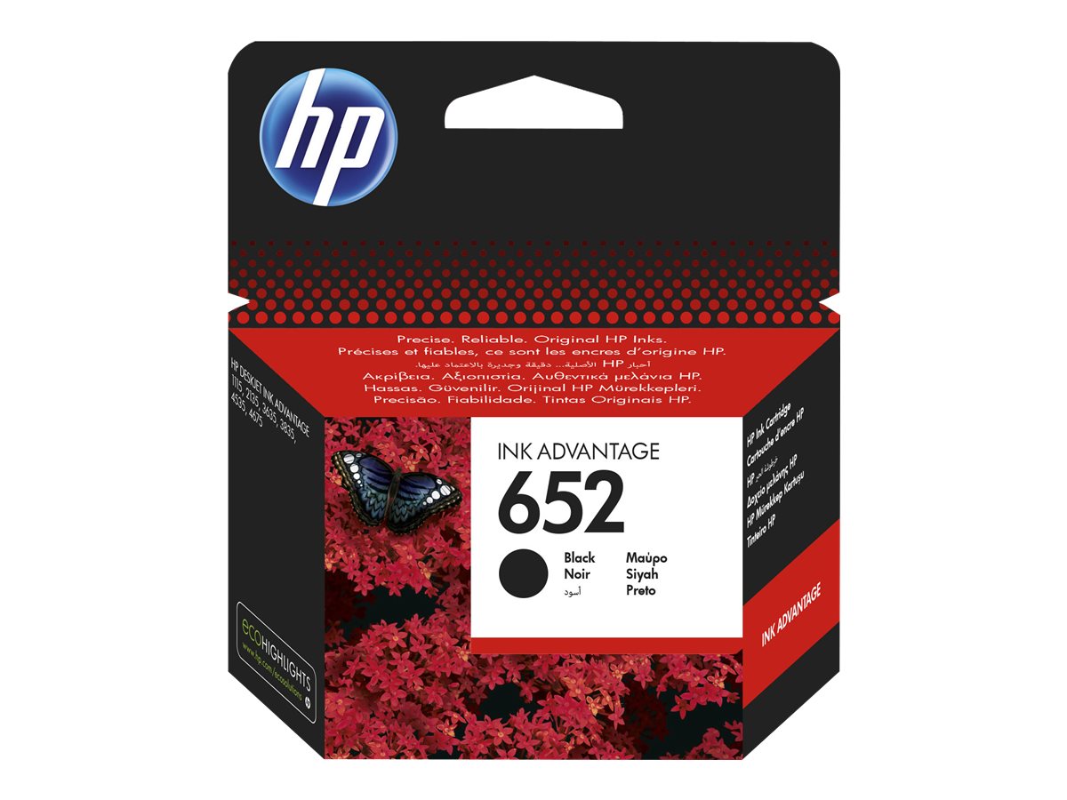 HP 652 - 6 ml - original - Ink Advantage - Tintenpatrone - fr Deskjet 1110, 2130, 3630; ENVY 4520; Officejet 3830, 4650