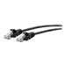 C2G 3ft (0.9m) Cat6a Snagless Unshielded (UTP) Slim Ethernet Network Patch Cable - Black - Patch-Kabel - RJ-45 (M) zu RJ-45 (M) 