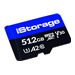 iStorage - Flash-Speicherkarte - 512 GB - A2 / Video Class V30 / UHS-I U3 / Class10 - microSDXC (Packung mit 10)