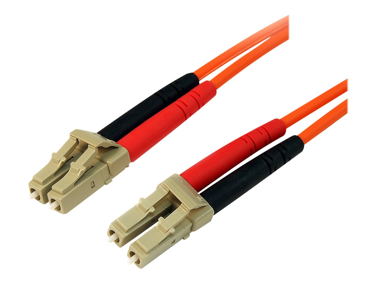 StarTech.com 10m Fiber Optic Cable - Multimode Duplex 50/125 - LSZH - LC/LC - OM2 - LC to LC Fiber Patch Cable