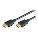 M-CAB High Speed - HDMI-Kabel - HDMI mnnlich zu HDMI mnnlich - 5 m - Schwarz - 4K Untersttzung