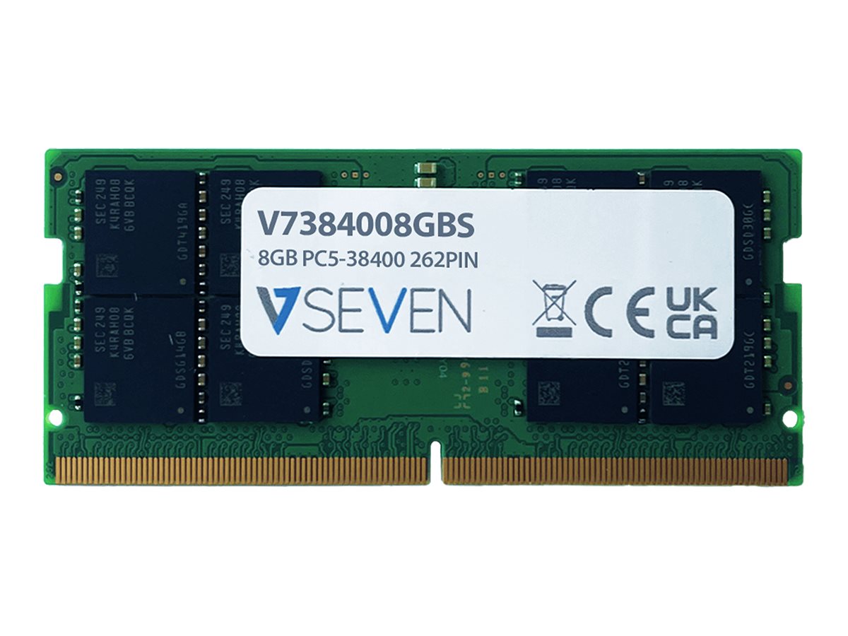 V7 - DDR5 - Modul - 8 GB - SO DIMM 262-PIN - 4800 MHz / PC5-38400