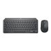 Logitech MX Keys Mini Combo for Business - Tastatur-und-Maus-Set - hinterleuchtet - kabellos - 2.4 GHz, Bluetooth LE - QWERTZ