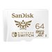 SanDisk Nintendo Switch - Flash-Speicherkarte - 64 GB - UHS-I U3 - microSDXC UHS-I - fr Nintendo Switch