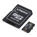 Kingston Industrial - Flash-Speicherkarte (microSDXC-an-SD-Adapter inbegriffen) - 64 GB - A1 / Video Class V30 / UHS-I U3 / Clas