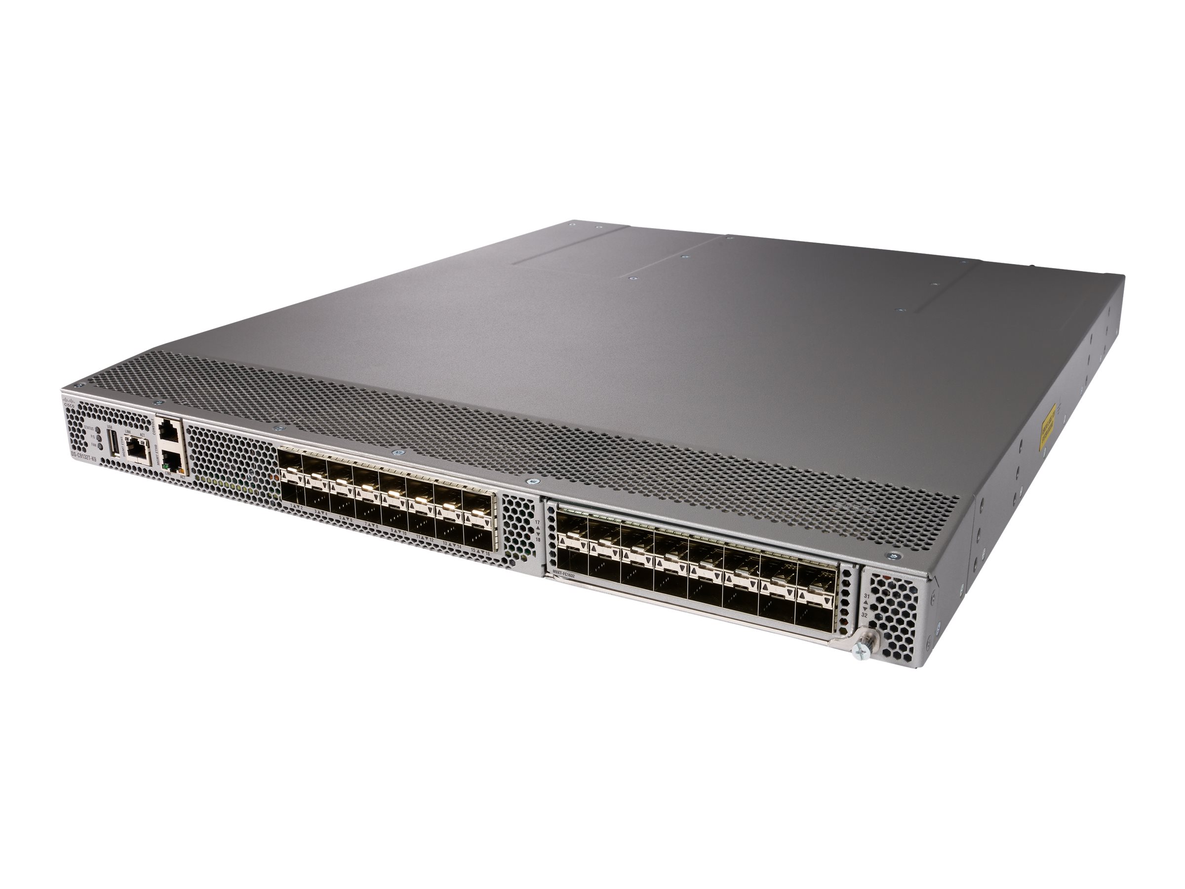 Cisco MDS 9132T - Switch - managed - 8 x 32Gb Fibre Channel SFP+ - an Rack montierbar