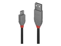 Lindy Anthra Line - USB-Kabel - USB (M) zu Micro-USB Typ B (M) - USB 2.0 - 2 m - rund