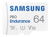 Samsung PRO Endurance MB-MJ64KA - Flash-Speicherkarte (microSDXC-an-SD-Adapter inbegriffen) - 64 GB - Video Class V10 / UHS-I U1