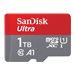 SanDisk Ultra - Flash-Speicherkarte (microSDXC-an-SD-Adapter inbegriffen) - 1 TB - A1 / UHS Class 1 / Class10 - microSDXC UHS-I