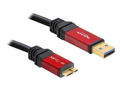 Delock Premium - USB-Kabel - USB Typ A (M) zu Micro-USB Typ B (M) - USB 3.0 - 5 m - Schwarz