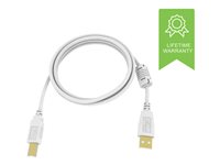 Vision Techconnect 2 - USB-Kabel - USB Typ B (M) zu USB (M) - USB 2.0 - 3 m - weiss