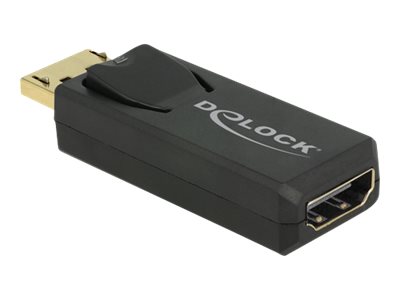 Delock - Videoadapter - DisplayPort mnnlich zu HDMI weiblich - Schwarz