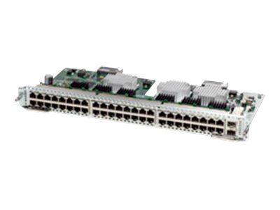 Cisco SM-X Layer 2/3 EtherSwitch Service Module - Switch - managed - 48 x 10/100/1000 (PoE+) + 2 x SFP - Plugin-Modul - PoE+