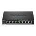 D-Link DES 108 - Switch - 8 x 10/100 - Desktop