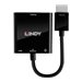 Lindy - Videokonverter - HDMI - VGA - Schwarz