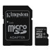 Kingston Canvas Select - Flash-Speicherkarte (microSDHC/SD-Adapter inbegriffen) - 32 GB - UHS Class 1 / Class10 - microSDHC UHS-