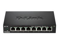 D-Link DES 108 - Switch - 8 x 10/100 - Desktop