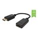 VISION Professional - Videoadapter - DisplayPort mnnlich zu HDMI weiblich - Schwarz - 4K Untersttzung