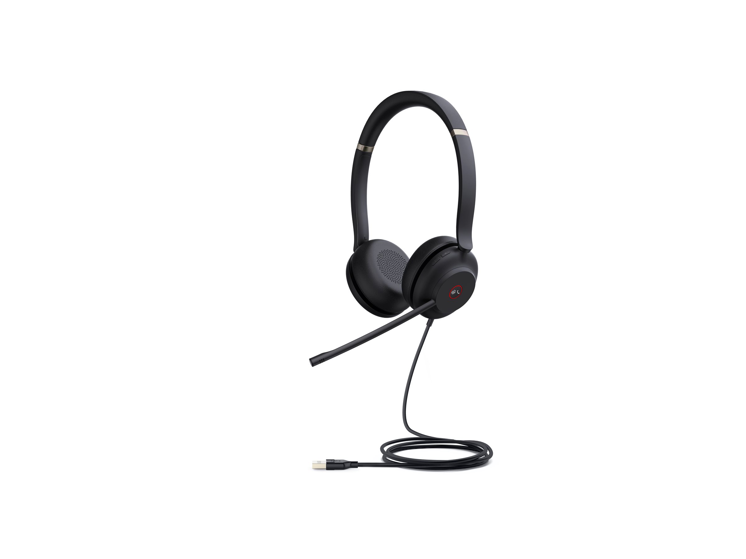 Yealink UH37 Dual - Headset - On-Ear - kabelgebunden - USB - Geruschisolierung