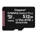 Kingston Canvas Select Plus - Flash-Speicherkarte - 512 GB - A1 / Video Class V30 / UHS Class 3 / Class10 - SDXC UHS-I