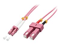 Lindy - Patch-Kabel - SC multi-mode (M) zu LC Multi-Mode (M) - 15 m - Glasfaser - Duplex