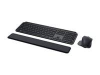 Logitech MX Keys Combo for Business - Tastatur-und-Maus-Set - hinterleuchtet - kabellos - Bluetooth LE - QWERTZ