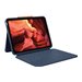 Logitech Rugged Combo 4 - Tastatur und Foliohlle - Apple Smart connector - Classic Blue - fr Apple 10.9-inch iPad (10. Generat