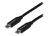 StarTech.com USB-C auf USB-C Kabel mit 5A Power Delivery - St/St - 2m - USB 2.0 - USB-IF zertifiziert - USB Typ C Kabel