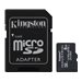 Kingston Industrial - Flash-Speicherkarte (microSDHC/SD-Adapter inbegriffen) - 8 GB - A1 / Video Class V30 / UHS-I U3 / Class10 