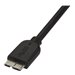 StarTech.com 15cm schlankes SuperSpeed USB 3.0 A auf Micro B Kabel - St/St - USB 3.0 Anschlusskabel - Schwarz - USB-Kabel - Micr