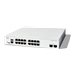 Cisco Catalyst 1300-16T-2G - Switch - L3 - managed - 16 x 10/100/1000Base-T + 2 x Gigabit Ethernet SFP - an Rack montierbar