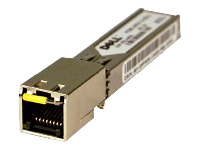 Dell - SFP (Mini-GBIC)-Transceiver-Modul - 1GbE - 1000Base-T - RJ-45 - f 1/4 r Force10; Networking C7008; PowerConnect 70XX, 81