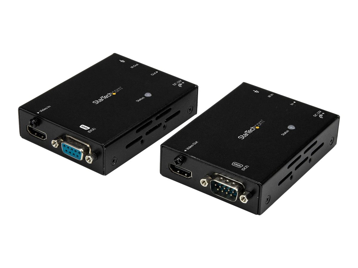 StarTech.com HDMI over Cat5 Extender mit IR und Seriell - HDBaseT Extender - 4K - HDMI ber Cat6 - HDMI Booster - IR Extender