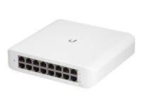 Ubiquiti UniFi Switch Lite USW-Lite-16-POE - Switch - managed - 16 x 10/100/1000 (8 PoE+) - Desktop, wandmontierbar - PoE+ (45 W