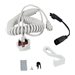 Ergotron Coiled Extension Cord Accessory Kit - Stromkabelkit - 2.4 m - gewickelt - Grau