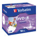 Verbatim DataLifePlus - 10 x DVD+R - 4.7 GB 16x - mit Tintenstrahldrucker bedruckbare Oberflche - Jewel Case (Schachtel)