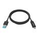 Vision Professional - USB-Kabel - 24 pin USB-C (M) zu USB Typ A (M) - USB 3.0 - 3 A - Schwarz