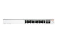 HPE Aruba Instant On 1930 24G 4SFP/SFP+ Switch - Switch - L3 - managed - 24 x 10/100/1000 + 4 x 1 Gigabit / 10 Gigabit SFP+ - an