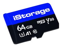 iStorage - Flash-Speicherkarte - 64 GB - A1 / Video Class V30 / UHS-I U3 / Class10 - microSD (Packung mit 10)