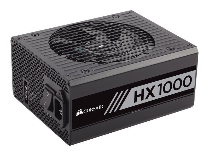 CORSAIR HX Series HX1000 - Netzteil (intern) - ATX12V 2.4/ EPS12V 2.92 - 80 PLUS Platinum - Wechselstrom 100-240 V - 1000 Watt