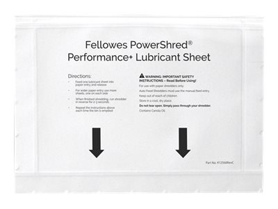 Fellowes Powershred Performance + - Aktenvernichter-lpapier (Packung mit 10)