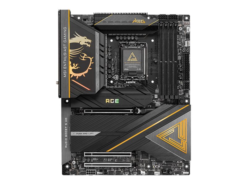 MSI MEG Z890 ACE - Motherboard - ATX - LGA1851-Sockel - Z890 Chipsatz - USB-C 3.2 Gen 2x2, USB 3.2 Gen 1, USB 3.2 Gen 2, USB4, U