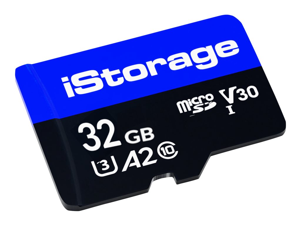 iStorage - Flash-Speicherkarte - 32 GB - A1 / Video Class V30 / UHS-I U3 / Class10 - microSD (Packung mit 3)