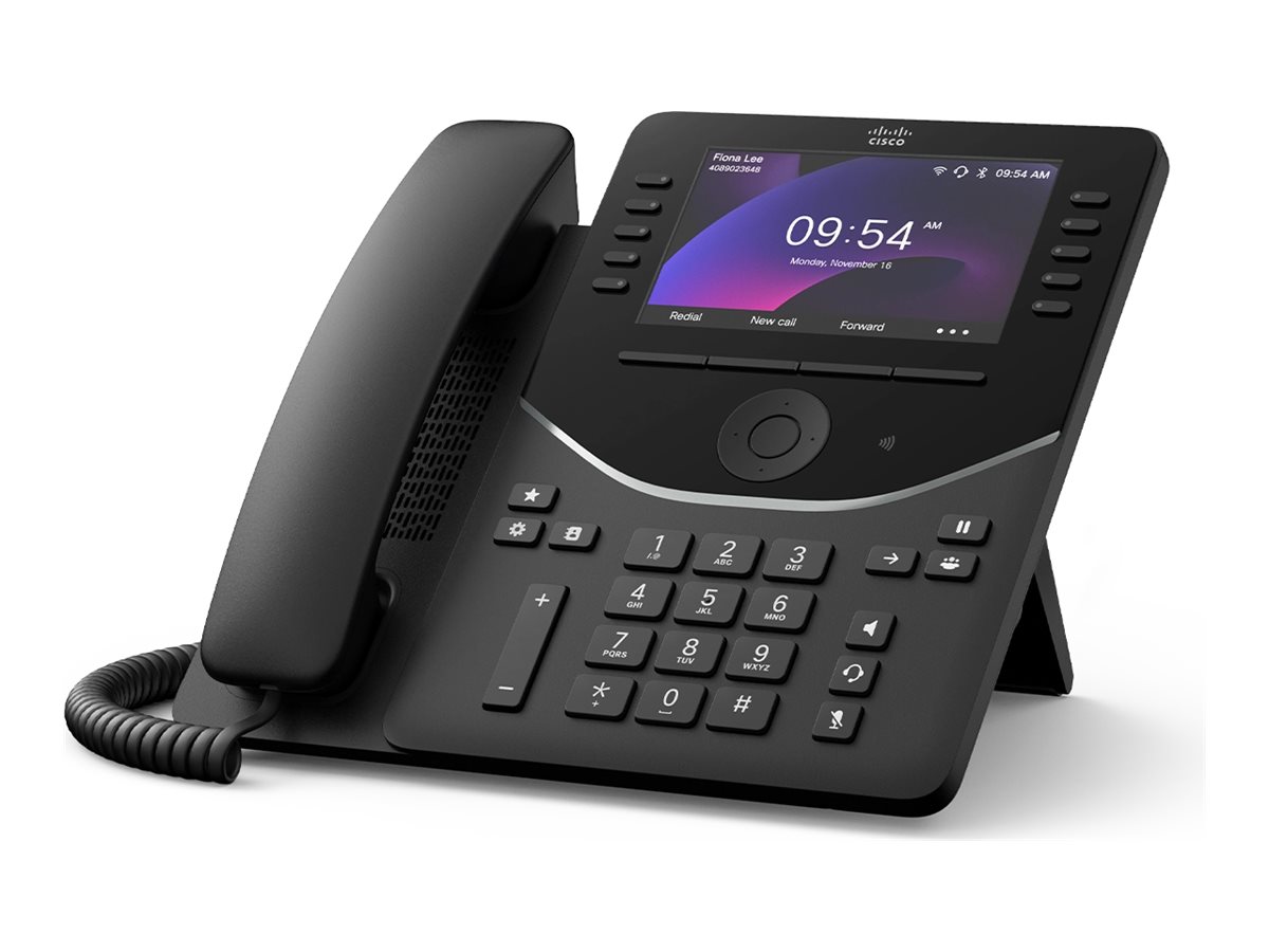 Cisco Desk Phone 9861 - VoIP-Telefon - mit Trusted Platform Module (TPM) 2.0 mit Rufnummernanzeige/Anklopffunktion - IEEE 802.11